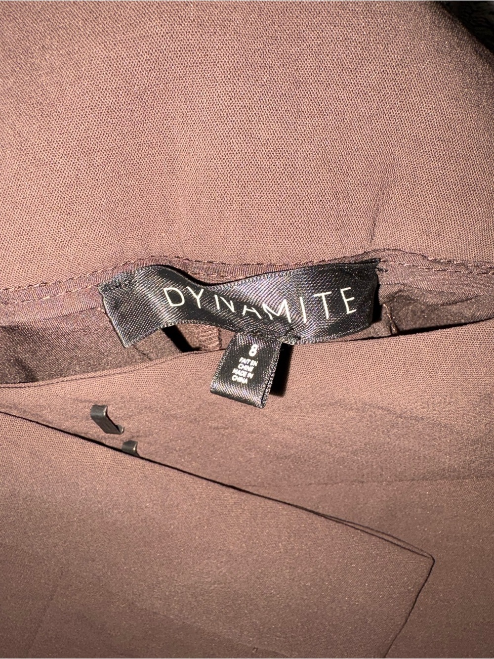 Dynamite Yasmin Airflow Straight Leg Pants - Java Brown - Picture 5 of 5